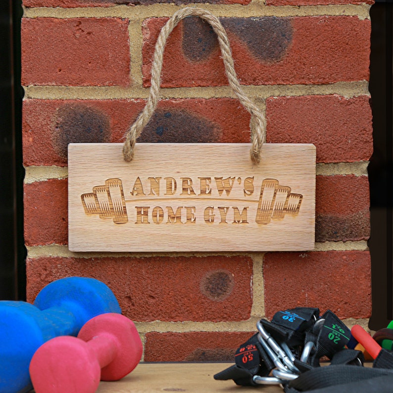 Personalised Home Gym Sign image 1