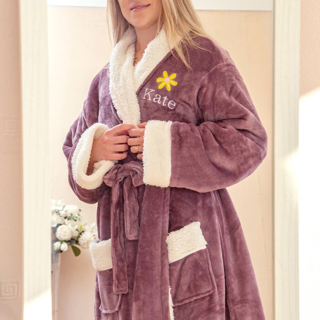Womens Wool Dressing Gown - Etsy UK