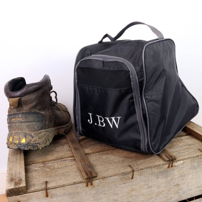 Personalised Embroidered Walking Boot Bag