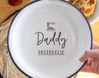 Personalised Enamel Pasta Bowl