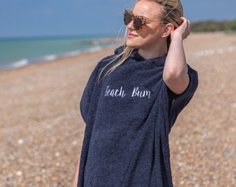 Personalised Water Sports Changing Robe, Ideal for Drying on the Beach