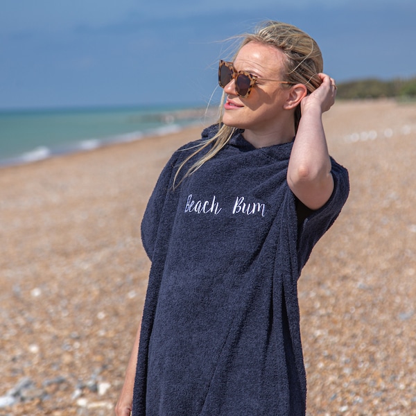 Personalised Water Sports Changing Robe, Ideal for Drying on the Beach