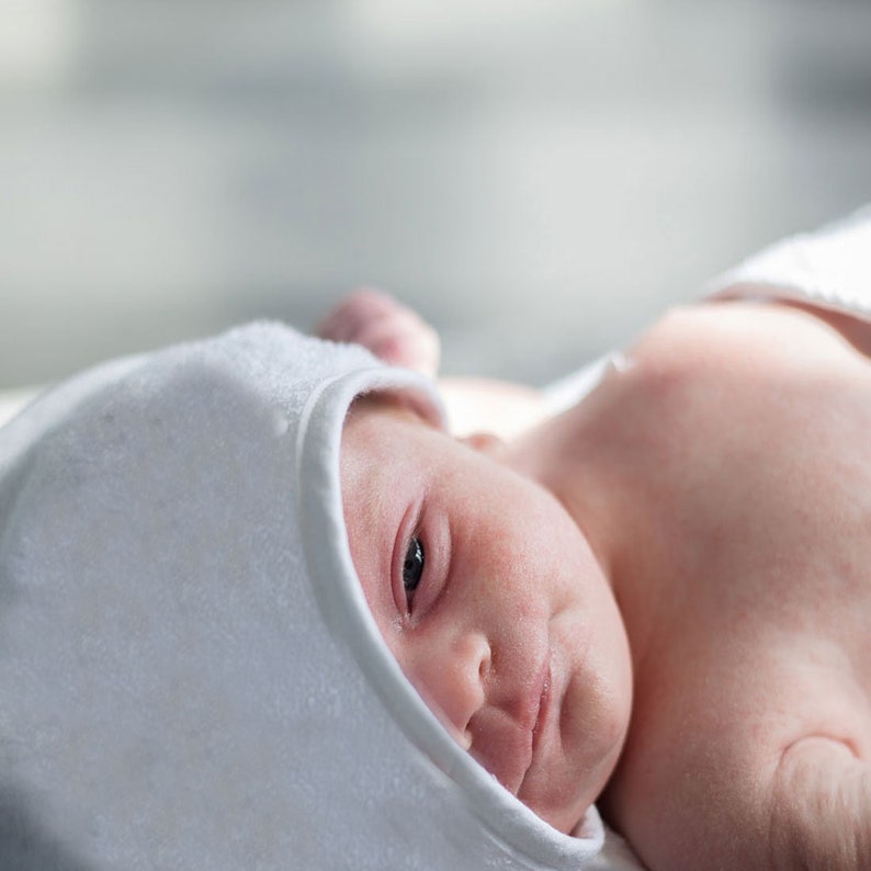 Personalised Hooded Baby Towel With Ears Etsy UK