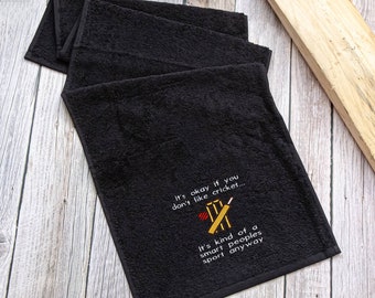 Sports Towel With Cricket Logo