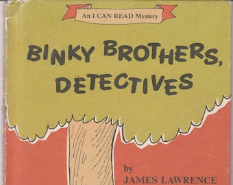 Binky Brothers, Detectives by James Lawrence - An I Can Read Mystery - Hardback 1968