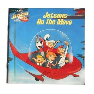 The Jetsons On The Move - Soft Cover Children&#39;s Book 1990