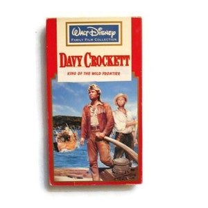 VHS Home Video Walt Disney&#39;s Davy Crockett and  the River Pirates VHS Home Entertainment
