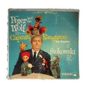LP Captain Kangaroo Bob Keesahn Peter and the Wolf - Stadium Symphony Orchestra Of New York - 12" Album image 1
