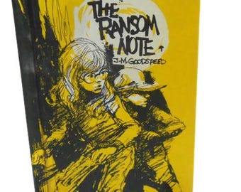 The Ransom Note by JM Goodspeed  * A Weekly Reader Hardback Book 1978