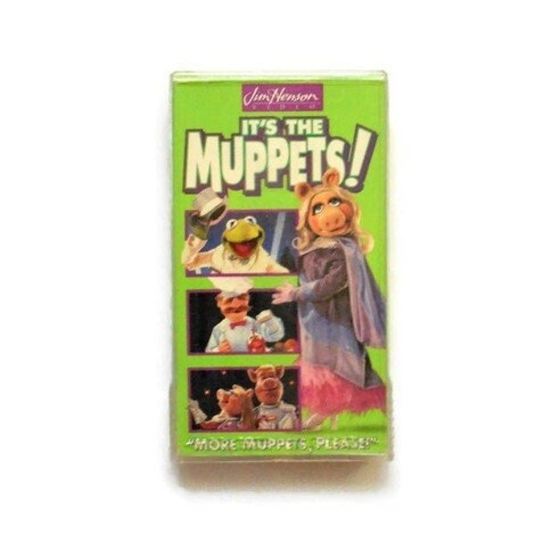 It's The Muppets! - More Muppets Please! VHS Cassette Cartridge -Jim Henson Video 1993