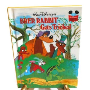 Walt Disney&#39;s Brer Rabbit Gets Tricked * Wonderful World Of Reading * Child&#39;s Hardback Book 1981