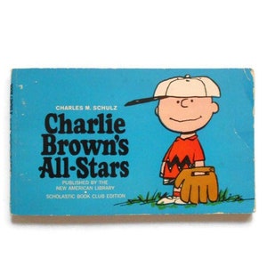 Charlie Brown's All-Stars by Charles Schulz 1966 * Scholastic Paperback Child's Humor Book