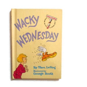 Wacky Wednesday by Dr. Seuss * Hardcover Book 1974