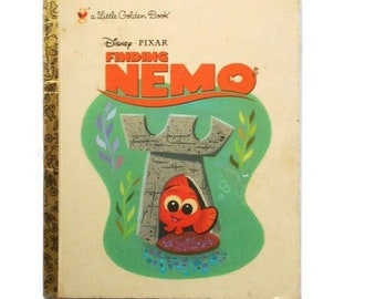 Disney's Pixar Finding Nemo, Little Golden Book - Hardback - Etsy