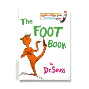 The Foot Book by Dr. Seuss - Hardback Beginner Book 1996