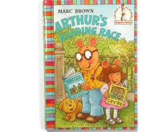 Arthur's Reading Race by Marc Brown * Hardback Beginner Book * First Edition Child's Book