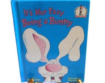 It&#39;s Not Easy Being a Bunny Book by Marilyn Sadler * A Beginner Book Hardback