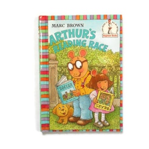 Arthur's Reading Race by Marc Brown * Hardback Beginner Book * First Edition Child's Book