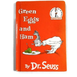 Green Eggs and Ham by Dr Seuss * A Child's Hardback Beginner Book 1988