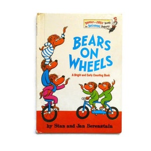 Bears On Wheels By Stan & Jan Berenstain - Bright And Early Books - Hardback