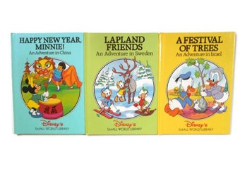 Disney's Small World Library | Set of 6 Vintage Children's Books