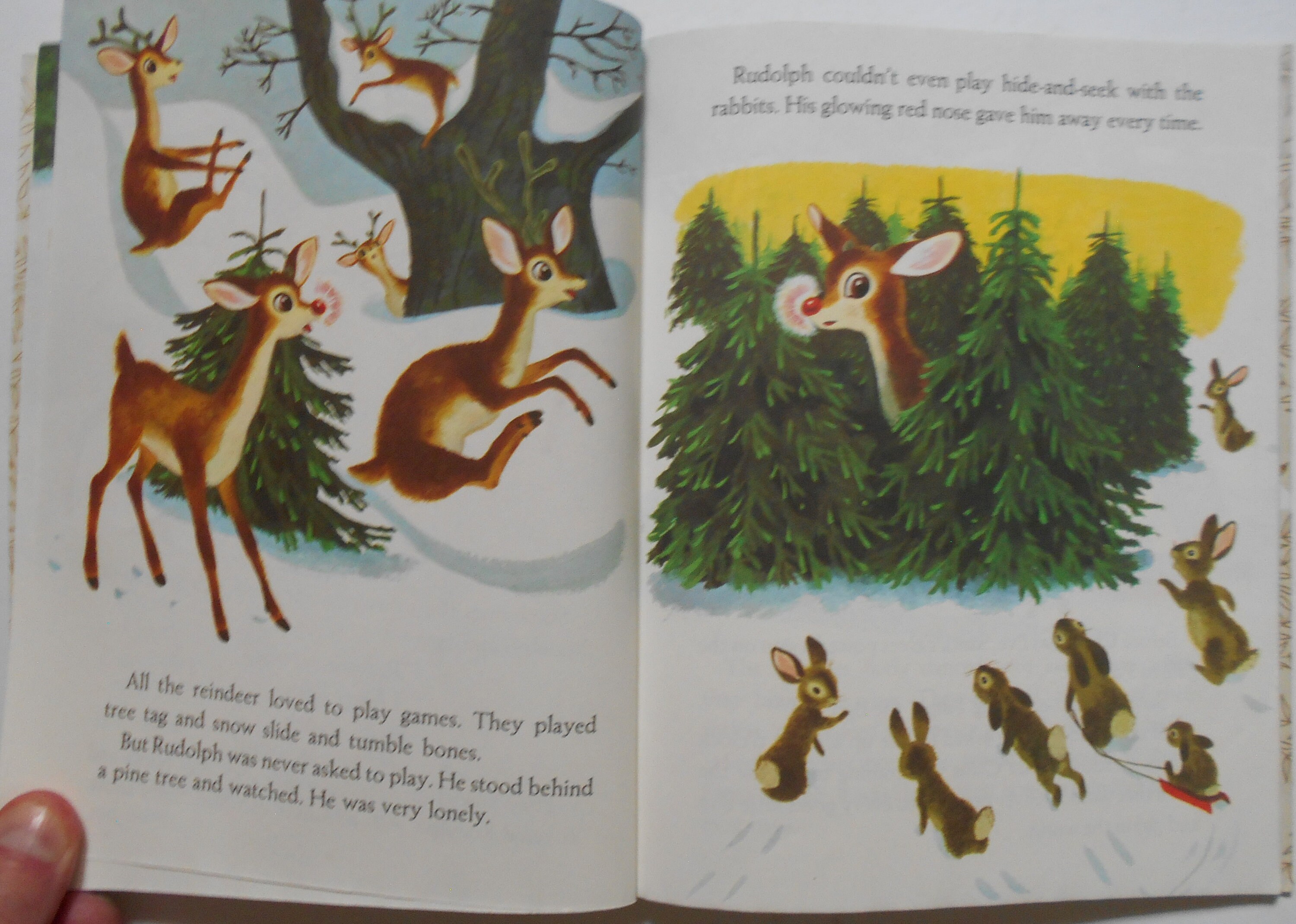Rudolph the Red-nosed Reindeer - A Little Golden Book - Hardback 1990 ...
