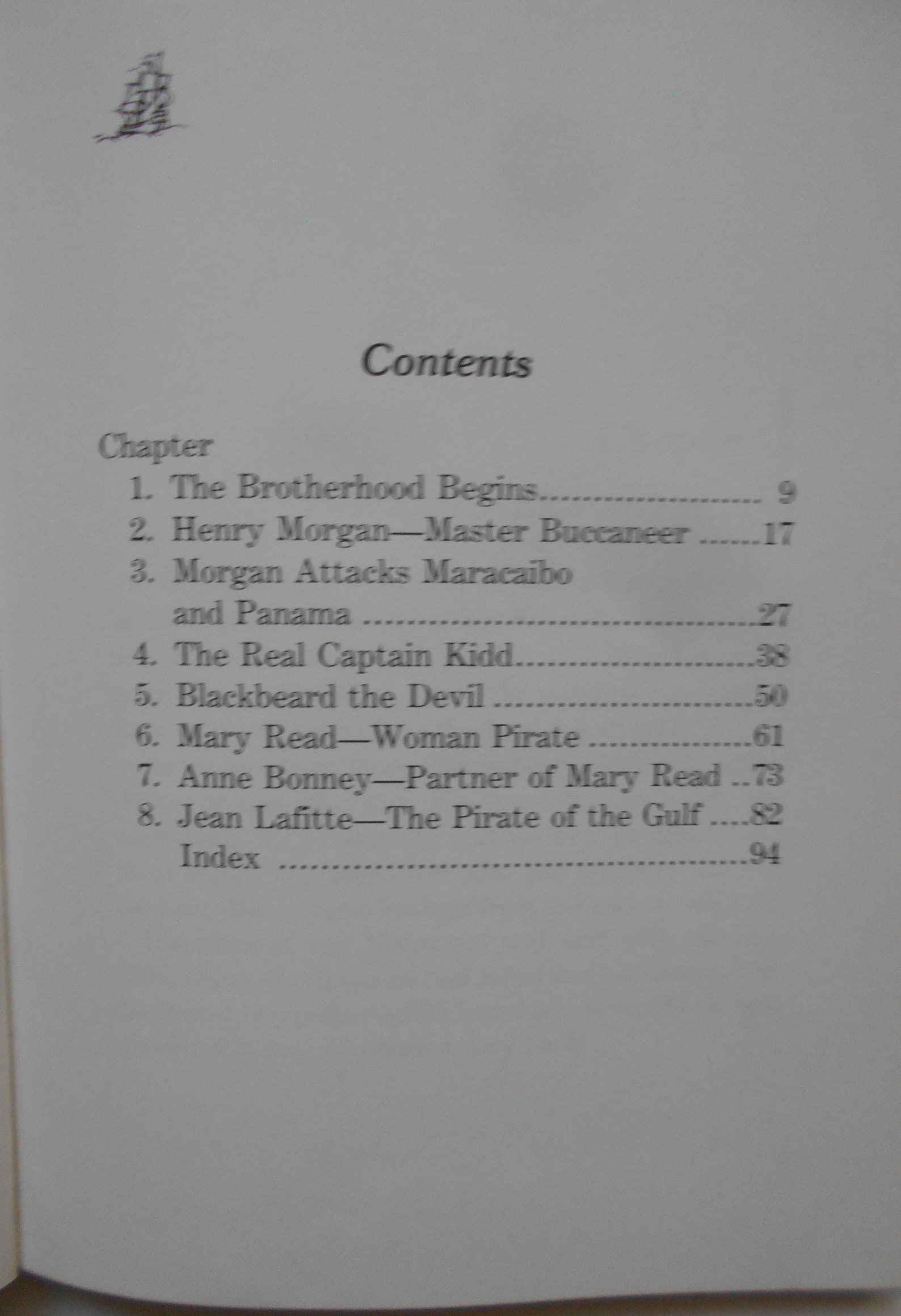 Brotherhood of Pirates by Judith Schoder and Paul Frame - Hardback Very ...