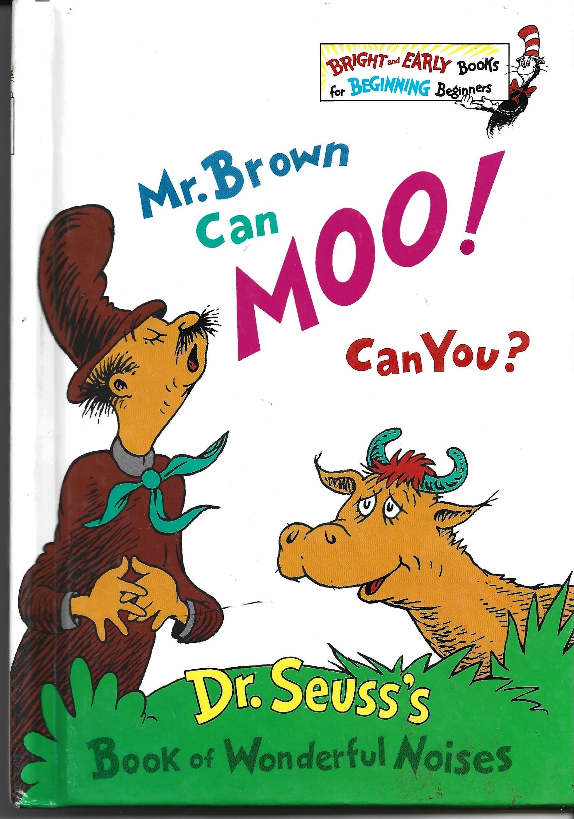 Mr. Brown Can Moo! Can You? by Dr. Seuss - Book Of Wonderful Noises -  Hardback Children's Book - Etsy België, image size:1868x2667