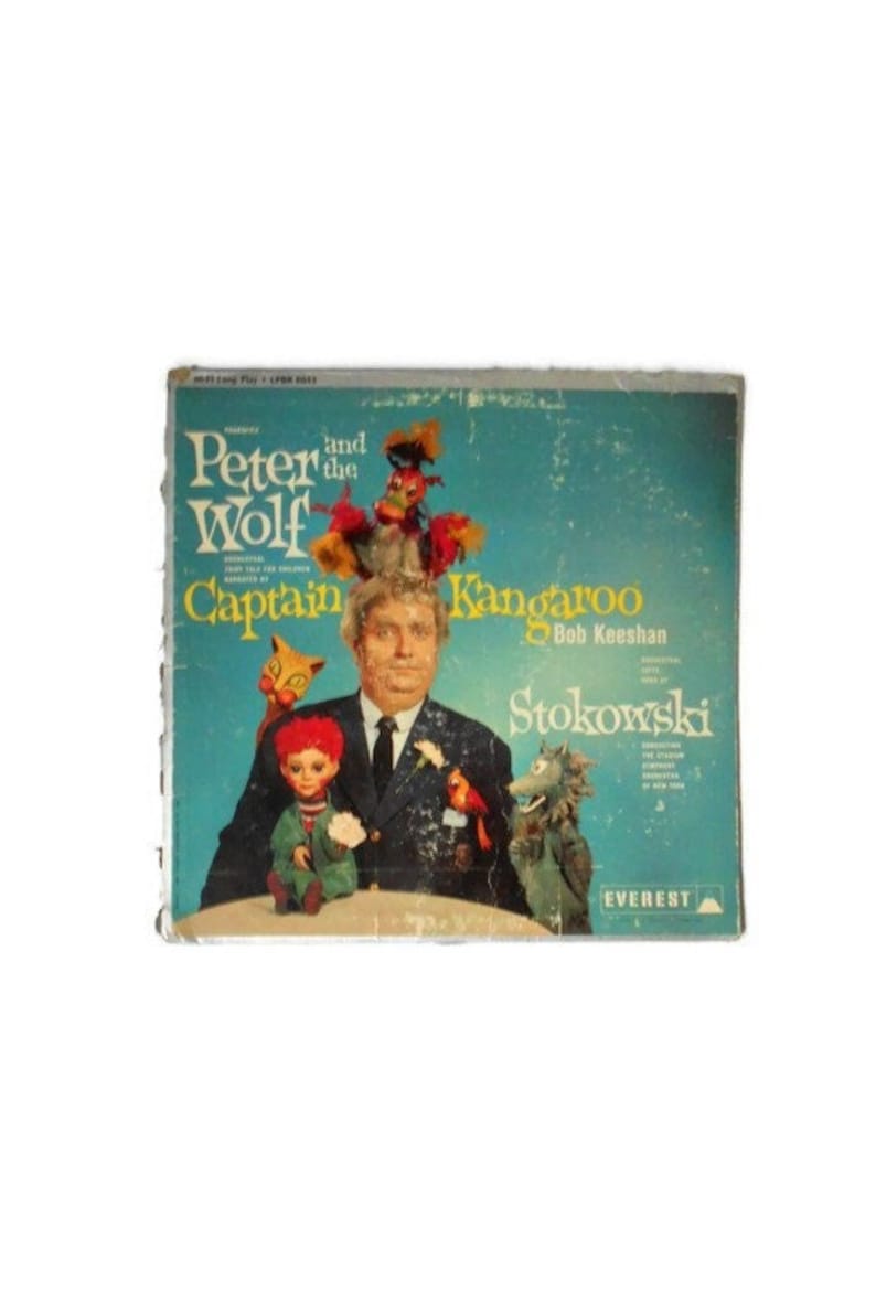 LP Captain Kangaroo Bob Keesahn Peter and the Wolf - Stadium Symphony Orchestra Of New York - 12" Album image 1