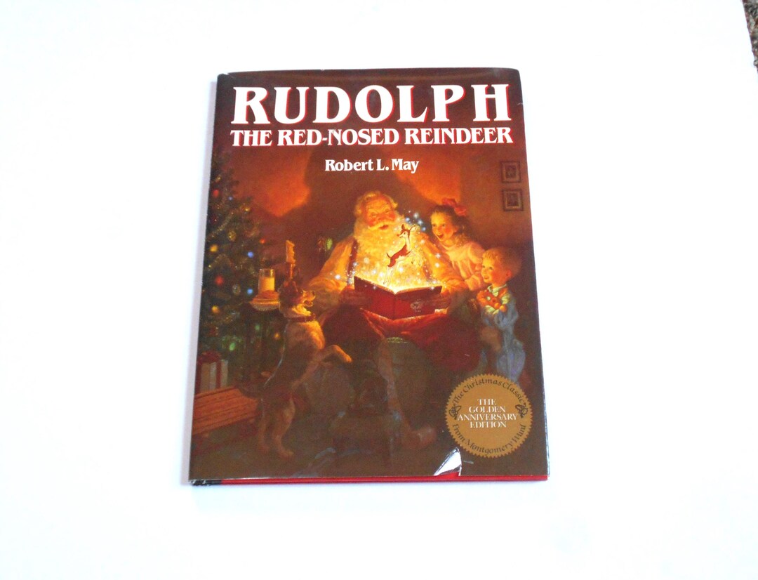 Vintage Rudolph the Red Nosed Reindeer Book 1989 Golden Anniversary ...