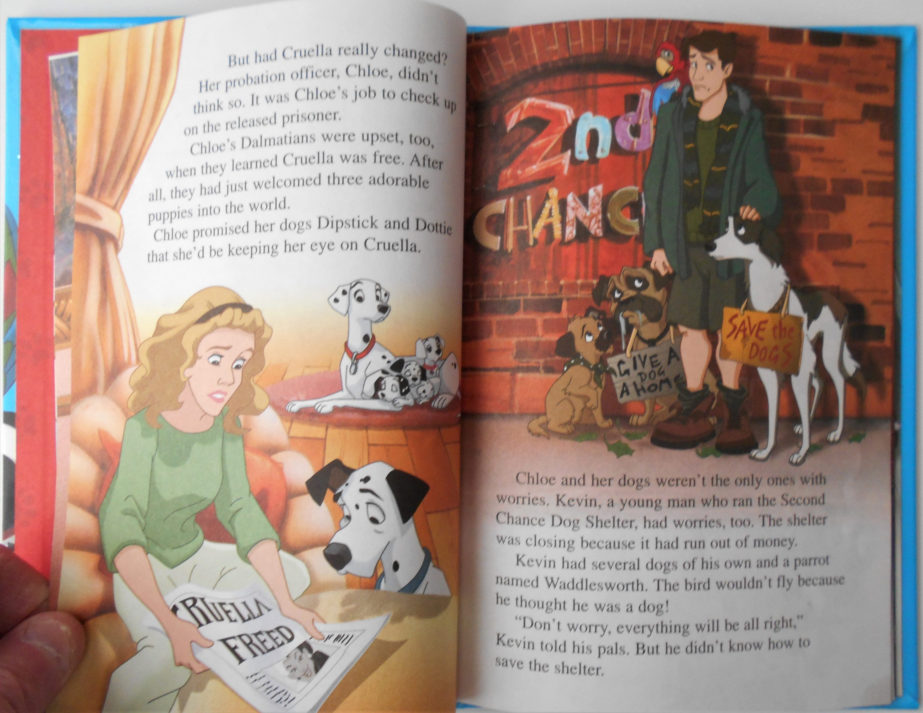 Two Disney's 102 Dalmatians Books Wonderful World of Reading One