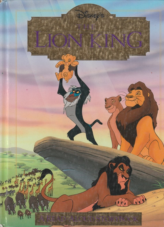 Disney's the Lion King Read Aloud Storybook - Hardback - Etsy