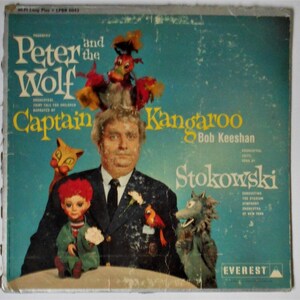 LP Captain Kangaroo Bob Keesahn Peter and the Wolf - Stadium Symphony Orchestra Of New York - 12" Album image 2