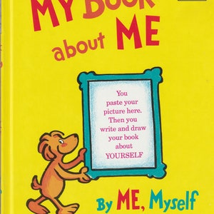 My Book About Me, by Dr. Seuss Oversized Beginner Book Activity Book - Etsy