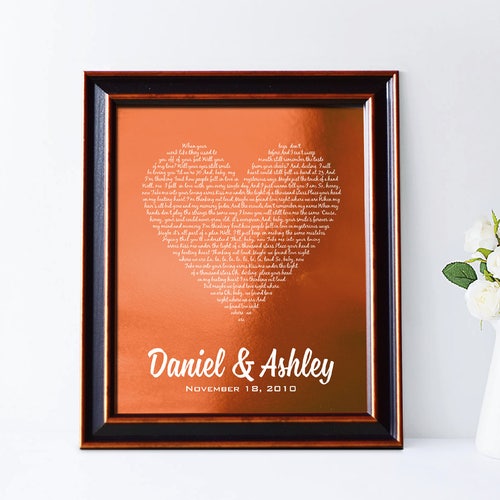 Copper Anniversary 7th Anniversary Gift 22nd Etsy