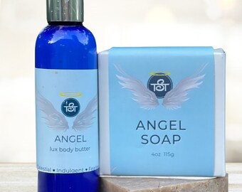 Angel Soap Gift Set – Artisan Soap, Body Butter, Goddess Spa Kit