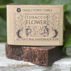 Self Care for Men, Soap for Men, Soap for Guys, Men&#39;s Body Wash, Masculine Scent, Father&#39;s Day, Soap Guy, Man Stuff Tobacco Flower