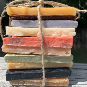 Soap Sample Set, Guest Bath Soap, Airbnb, Travel Size Soaps, Guest Soap End Samples, Handmade Soap Bulk, Stocking Stuffers, Inexpensive Gift