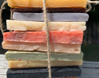 Handmade Soap Sample Set, Guest Soaps, Travel Size, Stocking Stuffers