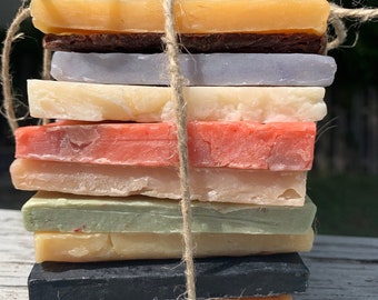 Soap Sample Set, Guest Bath Soap, Airbnb, Travel Size Soaps, Guest Soap End Samples, Handmade Soap Bulk, Stocking Stuffers, Inexpensive Gift