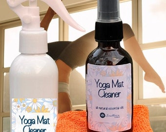 Gym Wipes Yoga Mat Wash Cleaner Spray, Pilates Workout Yoga Mat Cleaner Spray Organic