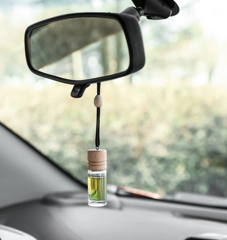 Car Diffuser, Hanging Diffuser, Best Car Freshener, Car Accessories, Truck Air Freshener, Rearview Mirror, Scent Oil, Mini Glass Bottle image 5
