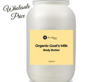 Body Butter Lotion Goat's Milk Honey Oatmeal 1 Gallon Wholesale Pure Organic Natural