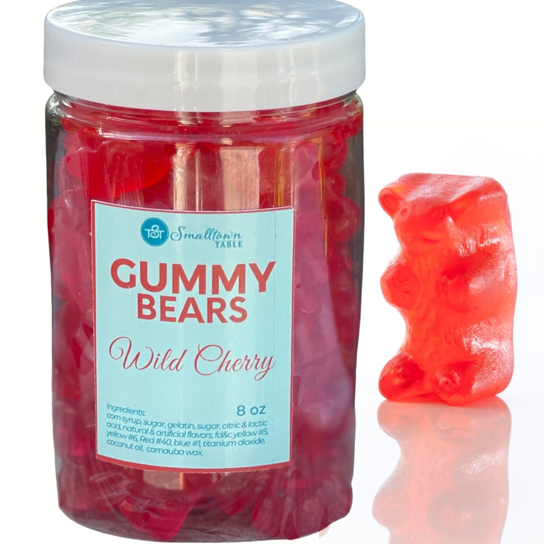 Sugar Coated Gummy Bear Candy - 100 Pc.