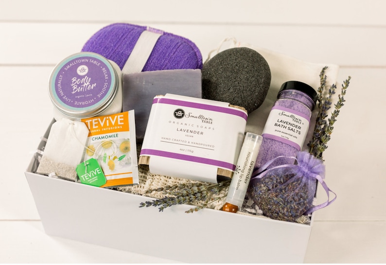 Self Care Gift Box for Women Relax Send her Stress Relief Etsy