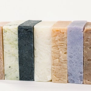 Soap Gift Set, All Natural Handmade Soap Bars, Eco Friendly Gifts, Moisturizing Soap for Sensitive Skin Cleansing Bars, Sustainable Gift