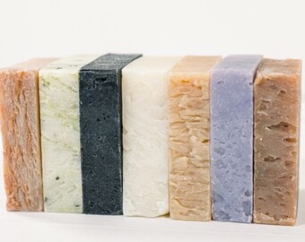 Soap Gift Set, All Natural Handmade Soap Bars, Eco Friendly Gifts, Moisturizing Soap for Sensitive Skin Cleansing Bars, Sustainable Gift