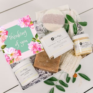 Thinking of You Care Package, Cheer Up Self Care Box for Women, Thoughtful Gift, Condolence Gift, Get Well Soon Box, Grief Gift for Friend