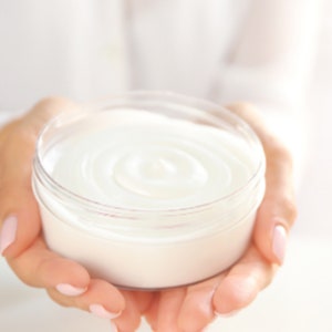 4 oz jar os body butter. pure and simple handmade with organic ingredients.