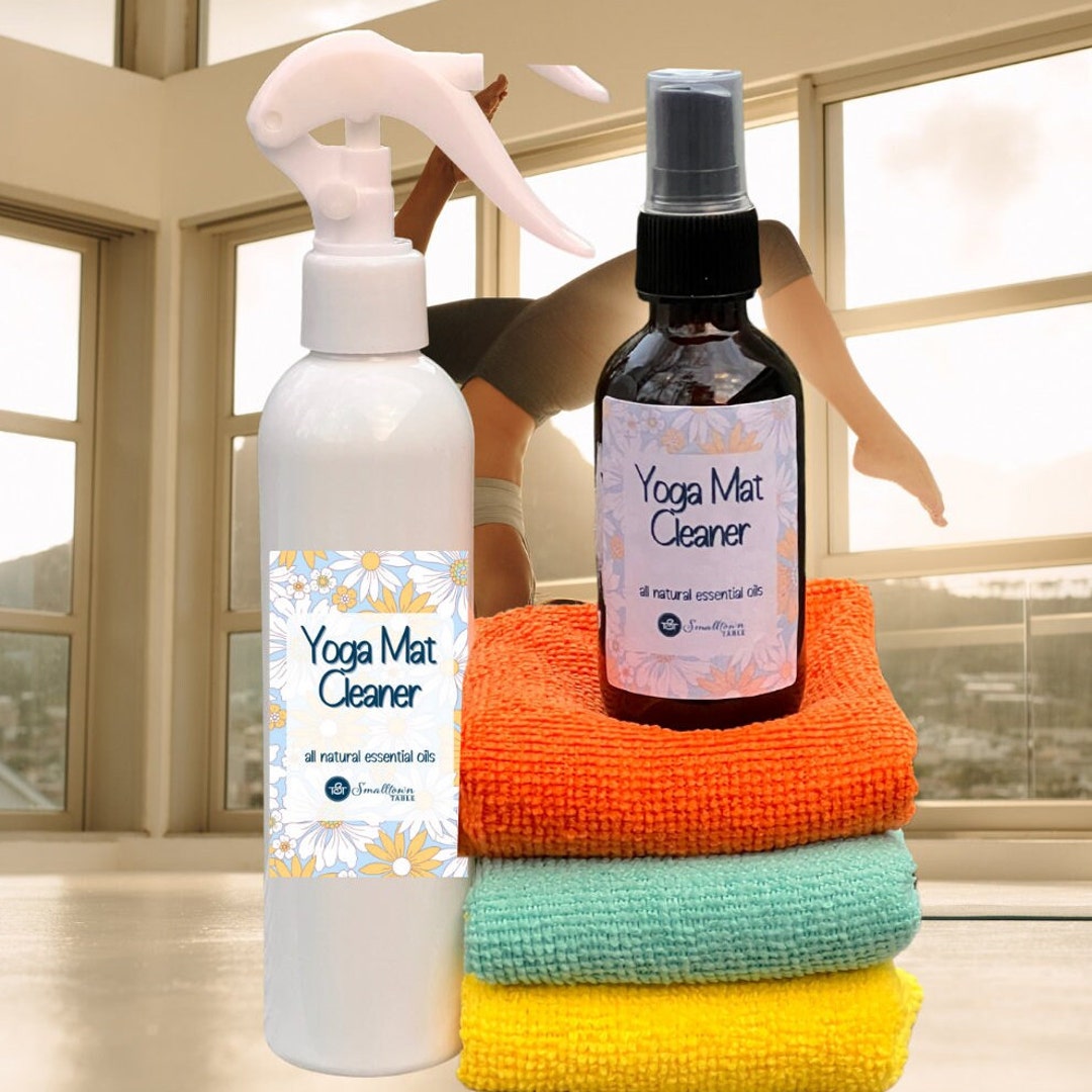 Gym Wipes Yoga Mat Wash Cleaner Spray, Pilates Workout Yoga Mat Cleaner